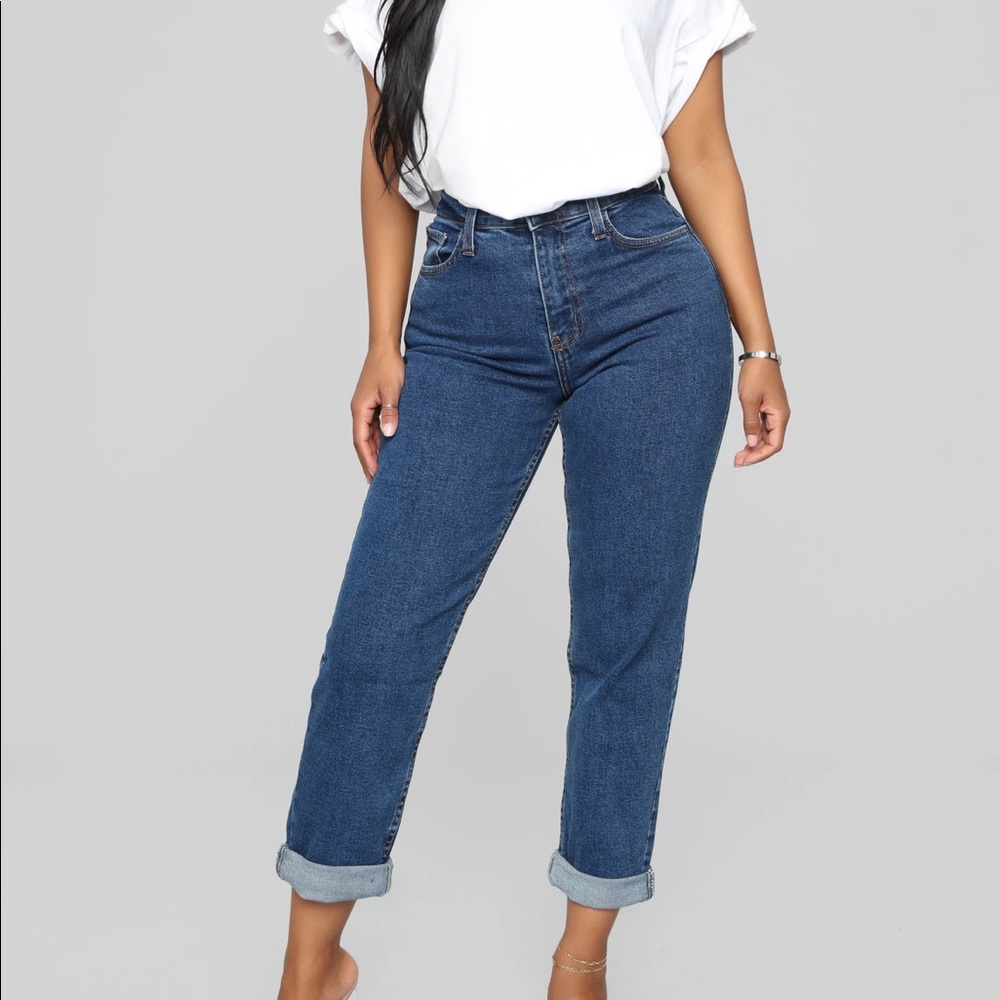 Fashion Nova I Got It From My Mama Jeans